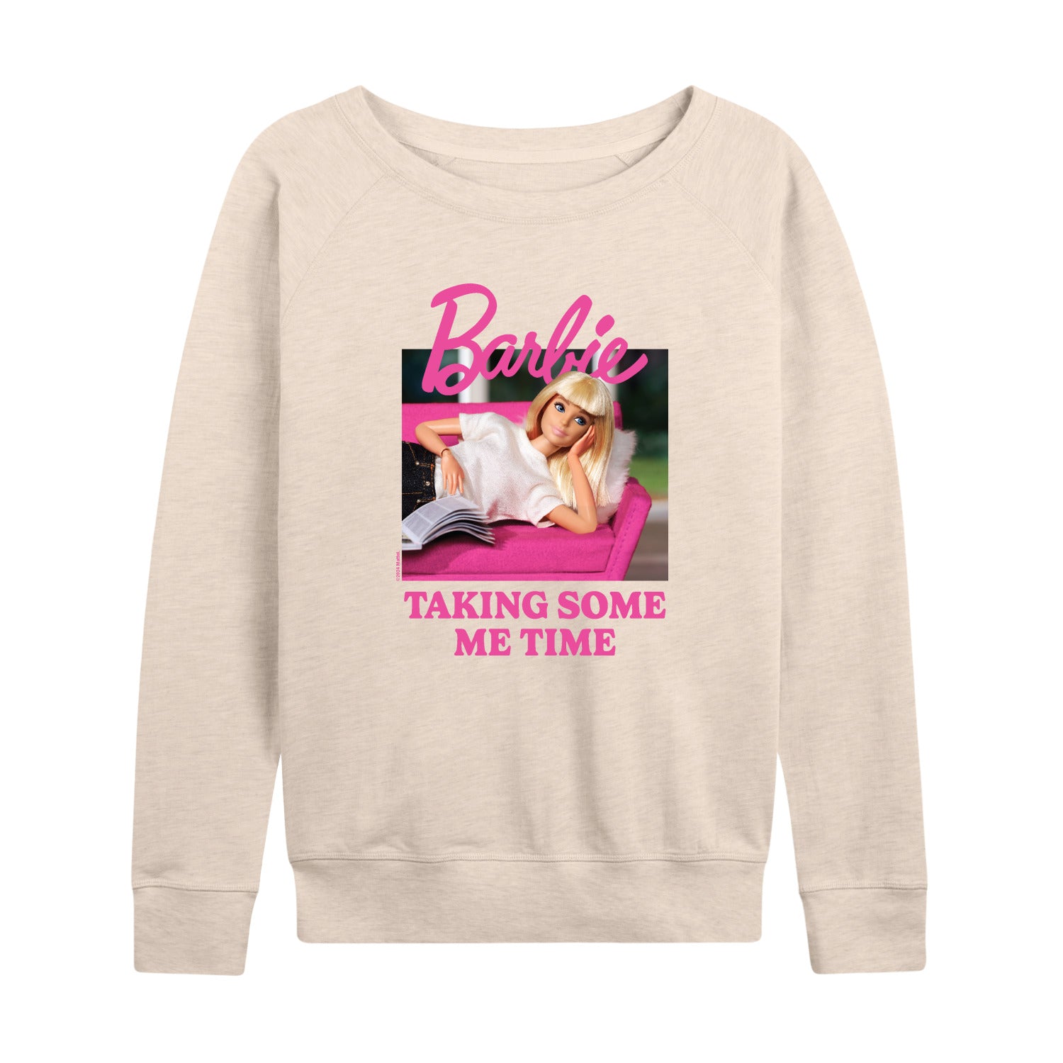 Barbie - Taking Some Me Time - Women's French Terry Long Sleeve Shirt