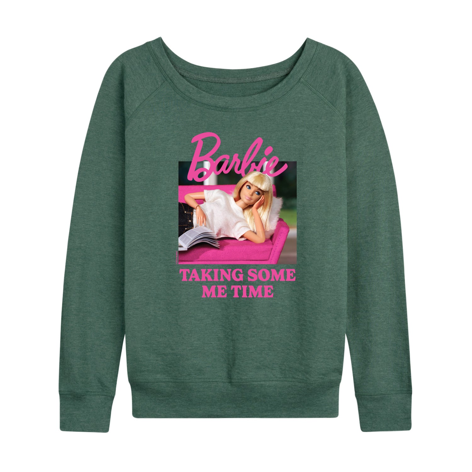 Barbie - Taking Some Me Time - Women's French Terry Long Sleeve Shirt - Image 4