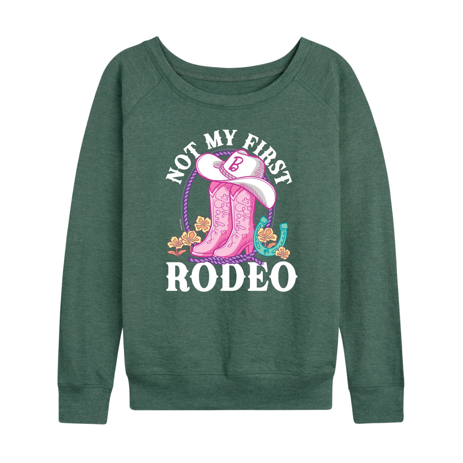 Barbie - Not My First Rodeo - Women's French Terry Long Sleeve Shirt - Image 3