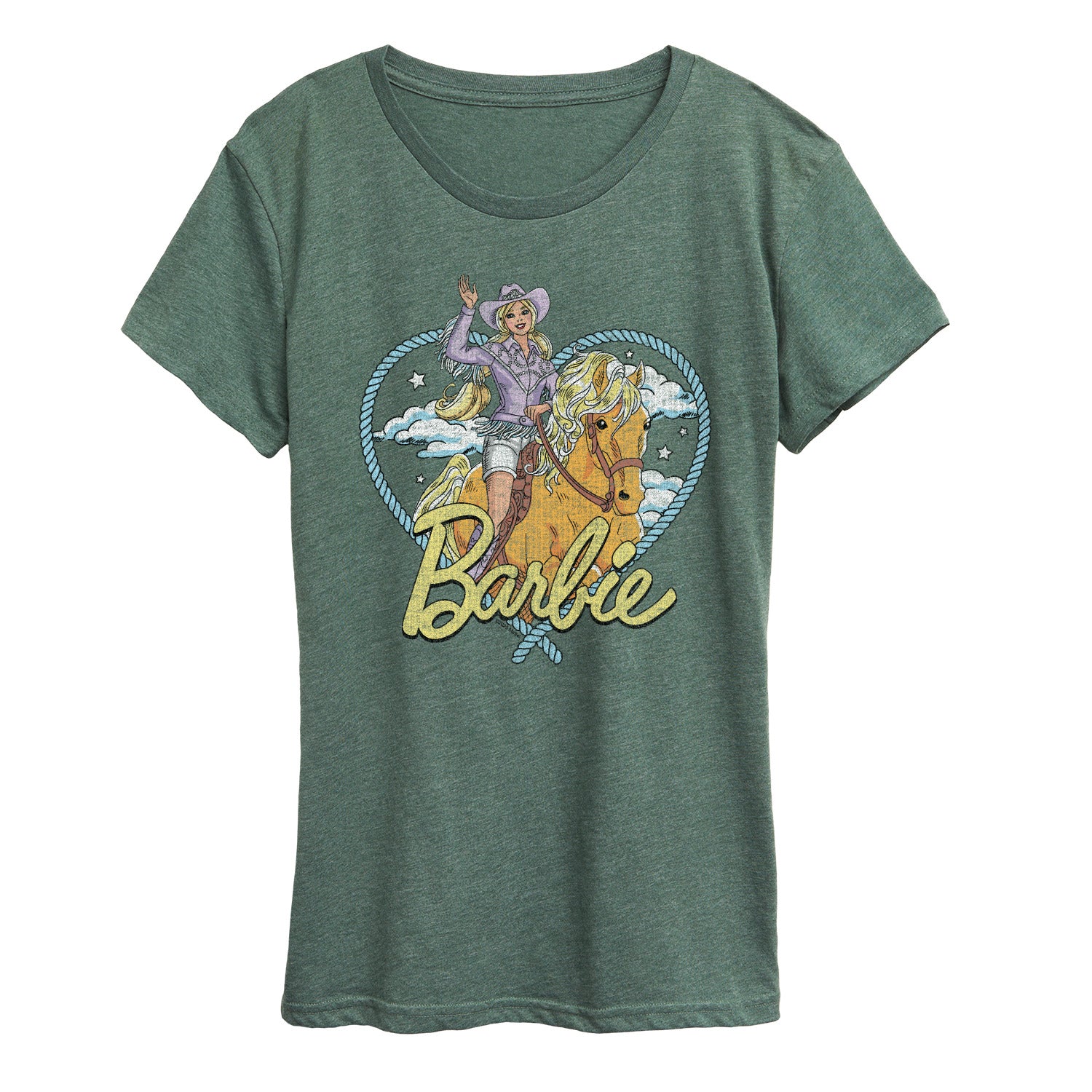 Barbie - Western Heart - Women's Short Sleeve Graphic T-Shirt - Image 3