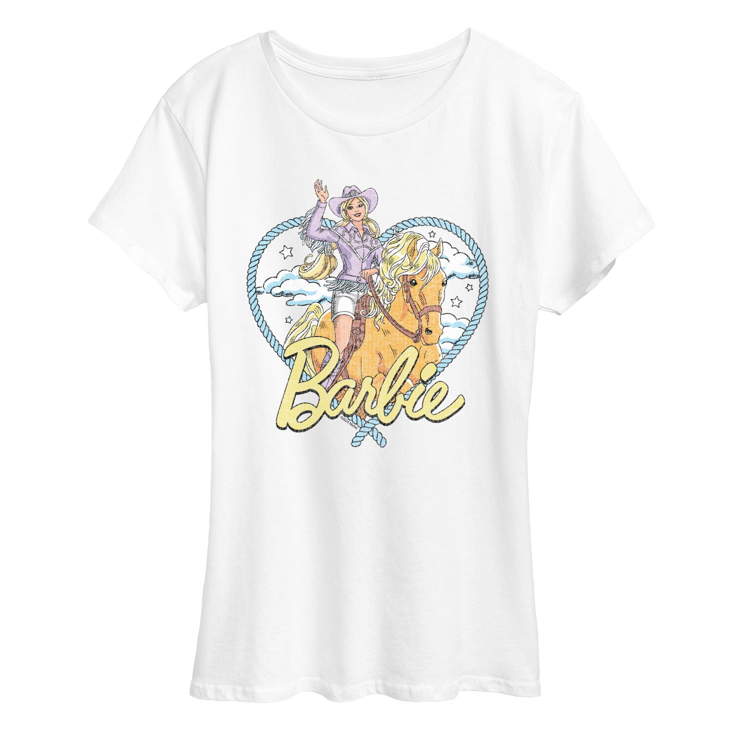 Barbie - Western Heart - Women's Short Sleeve Graphic T-Shirt - Image 4
