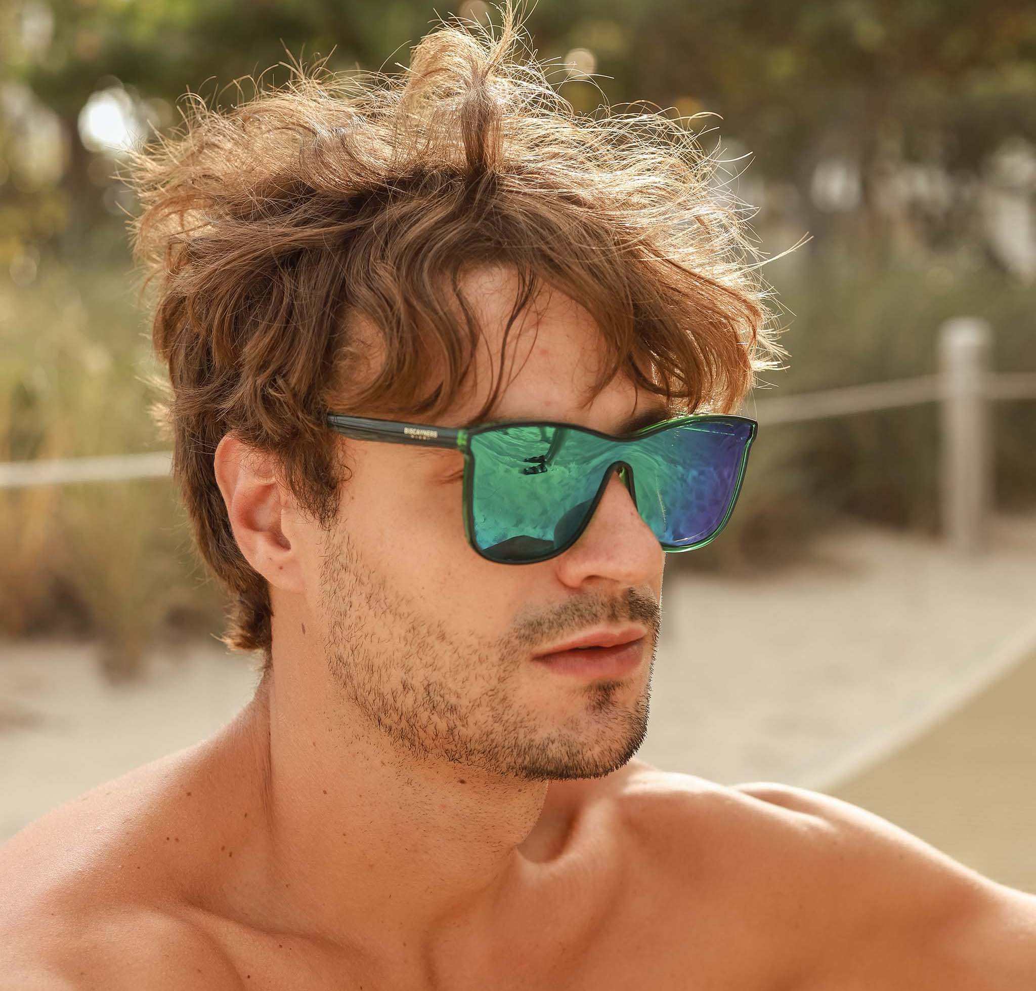 Biscayners Crandon Green Men's Sunglasses - Image 3