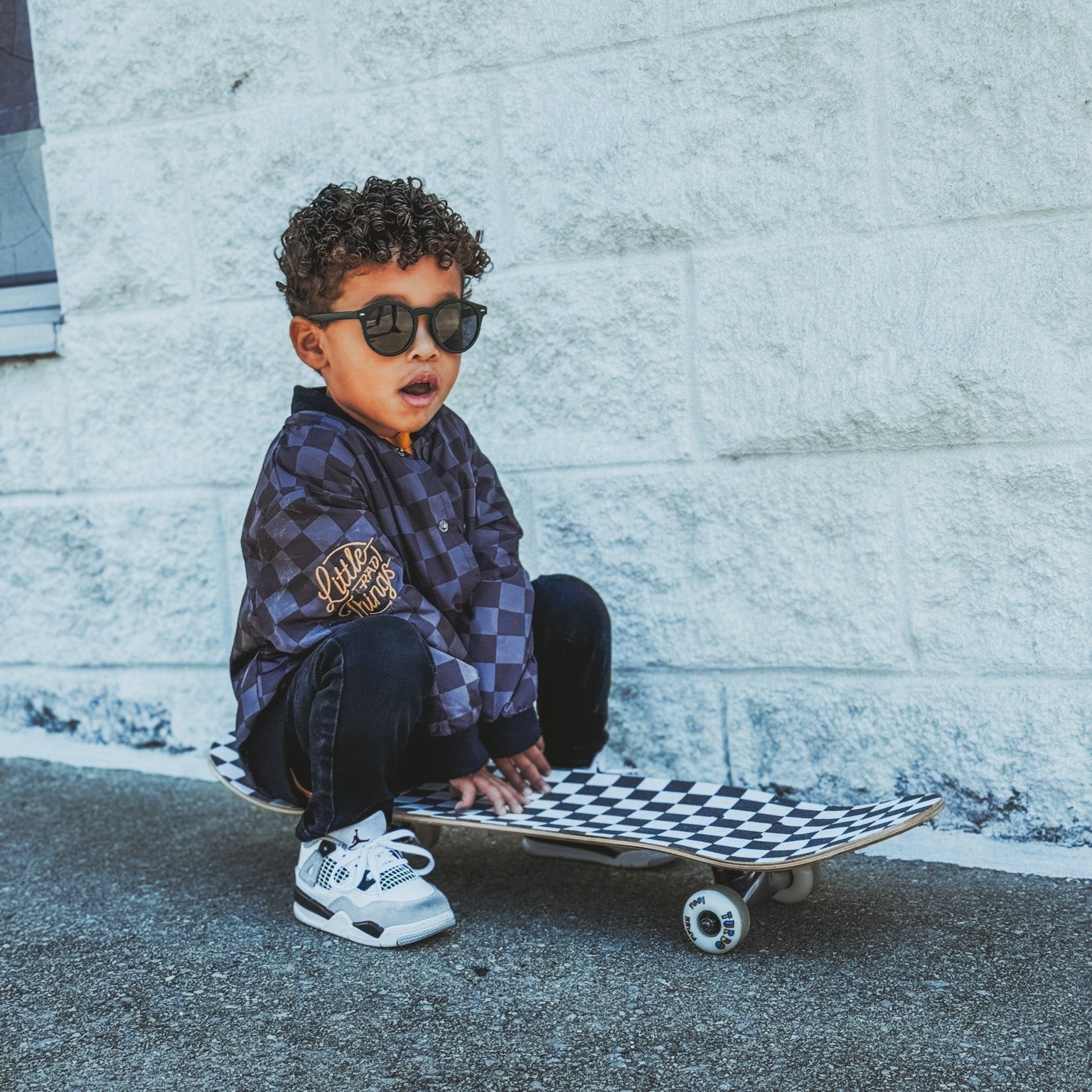 LITTLE RAD THINGS BOY'S WATERPROOF LETTERMAN JACKET - Image 6