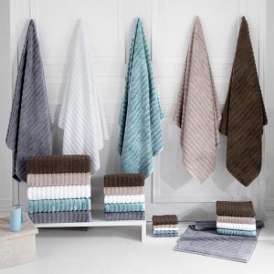 Classic Turkish Towels Brampton Luxury Turkish Cotton 6 pc Towel Set with Large Hand Towels