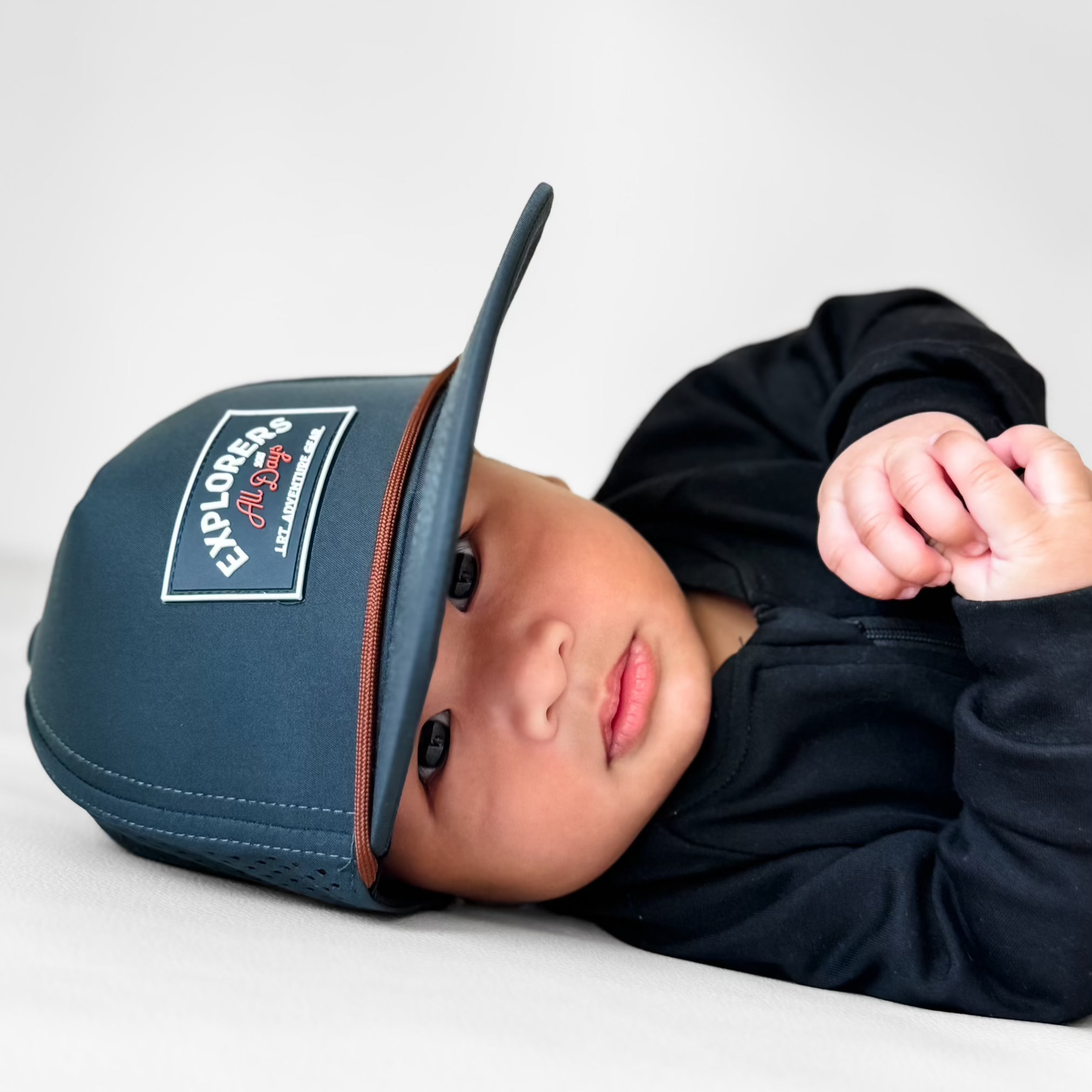 LITTLE RAD THINGS BOY'S WATERPROOF LRT EXPLORER SNAPBACK HAT - Image 7