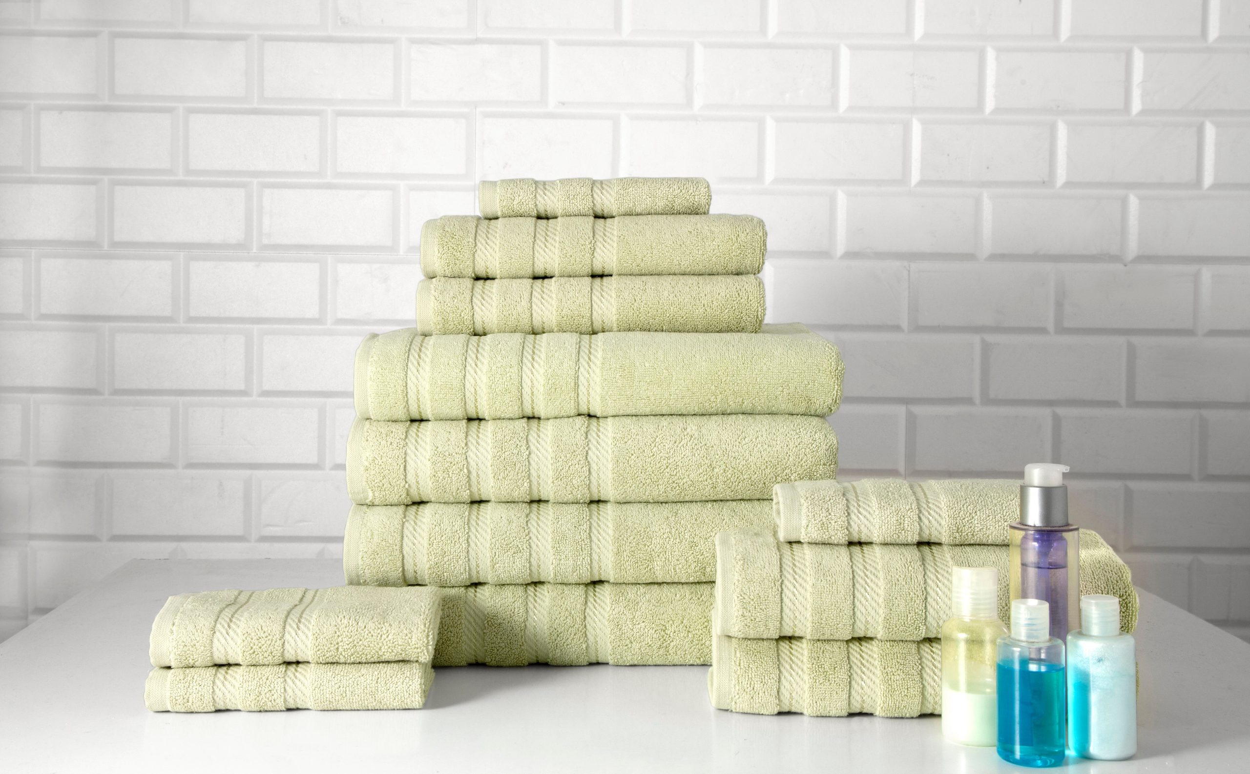 Classic Turkish Towels Antalya Turkish Cotton Family Towel Set of 12 (4 Bath Towels. 4 Hand Towels & 4 Washcloths) - Image 4