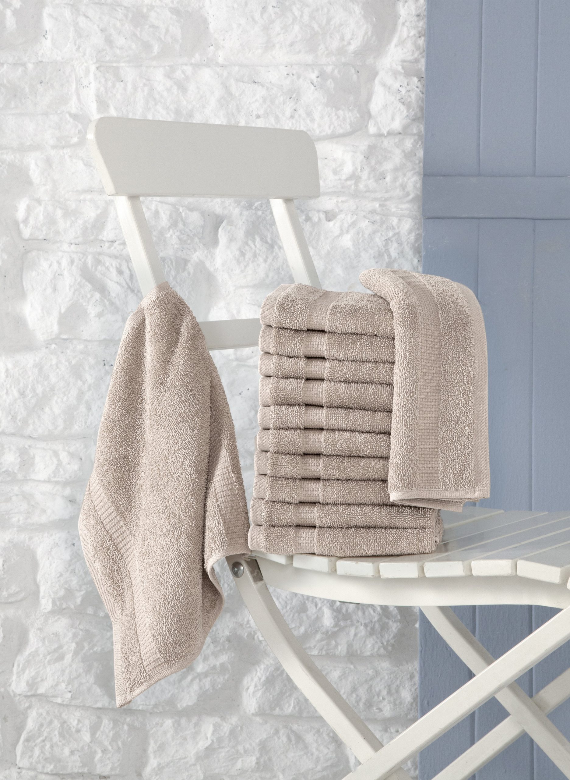 Classic Turkish Towels Cambridge Turkish Cotton Washcloths - 12 Pieces - Image 4