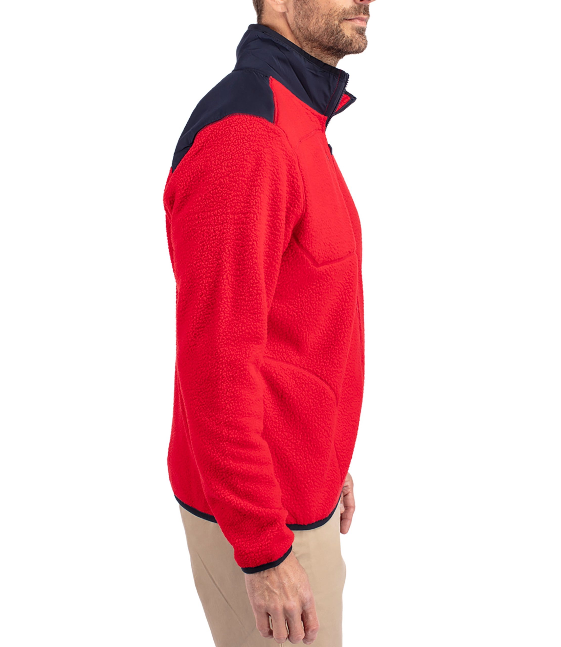 Cutter & Buck Cascade Eco Sherpa Mens Big & Tall Fleece Jacket - Image 11