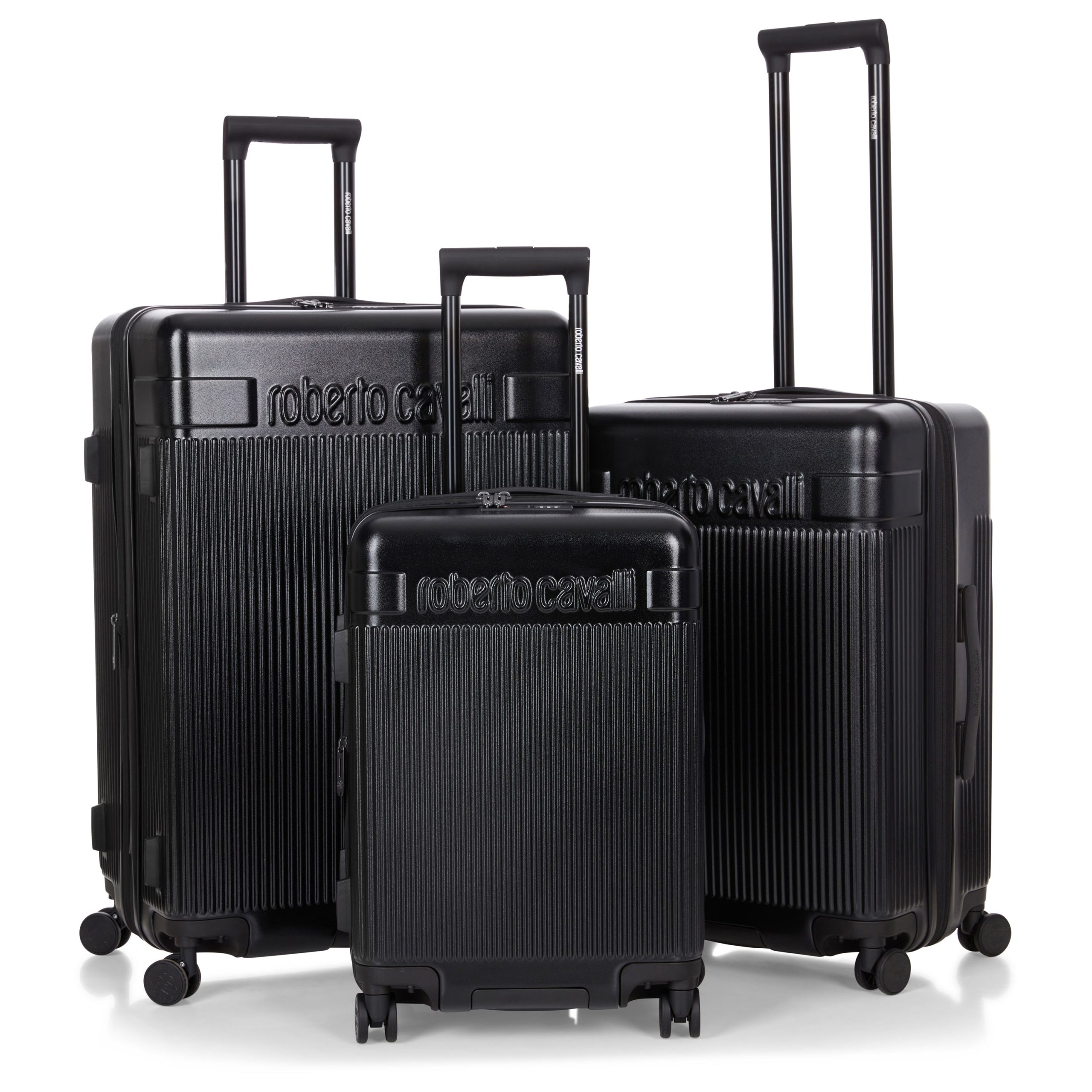 Roberto Cavalli 3 Piece Luggage Set with Expandable Hard Shell & 8 Spinner Wheels - Image 10