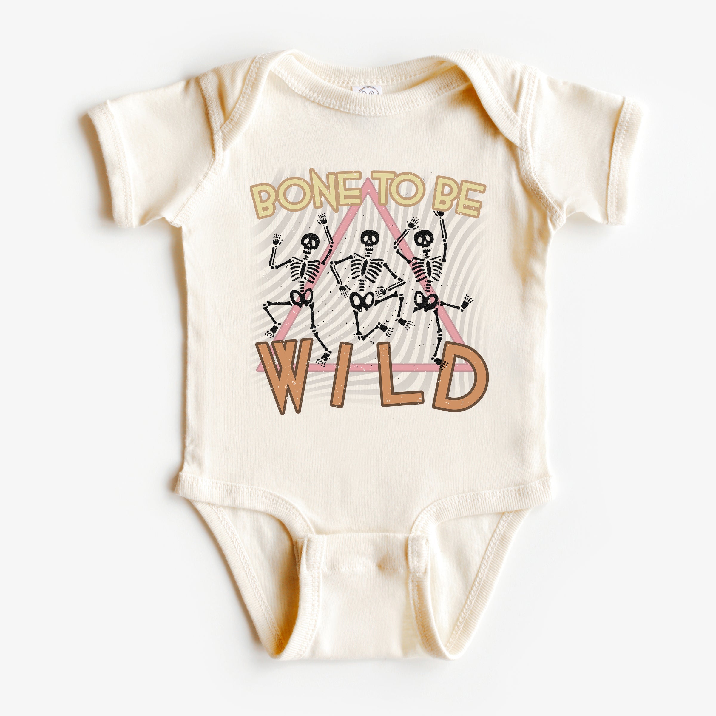 The Juniper Shop Baby Bone To Be Wild Graphic Short Sleeve Onesie - Image 3