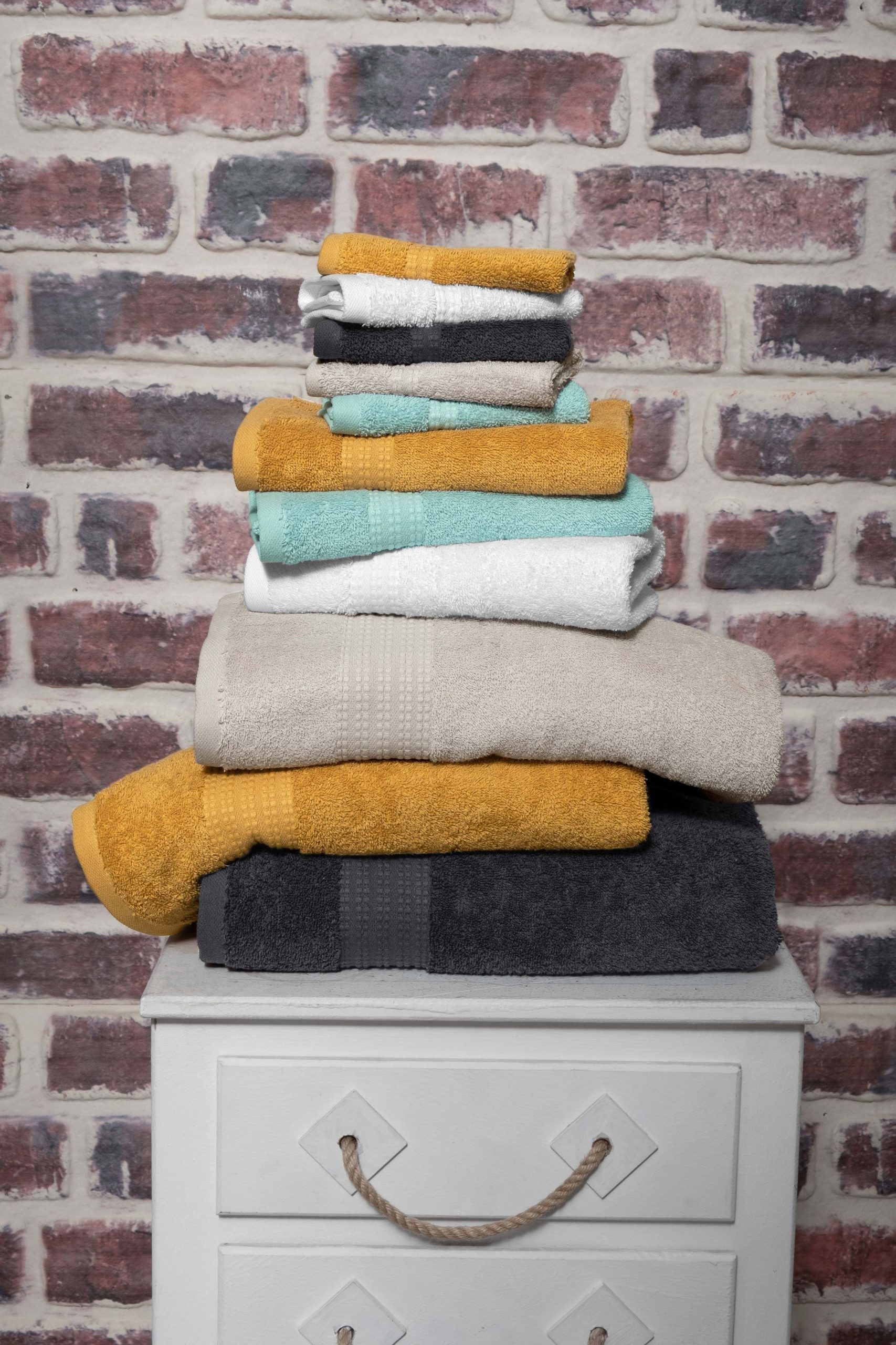 Classic Turkish Towels NINE WEST - GLARE PREMIUM LUXURY 6 PC BALE PACK TOWEL SET- 100% Turkish Cotton - Image 9