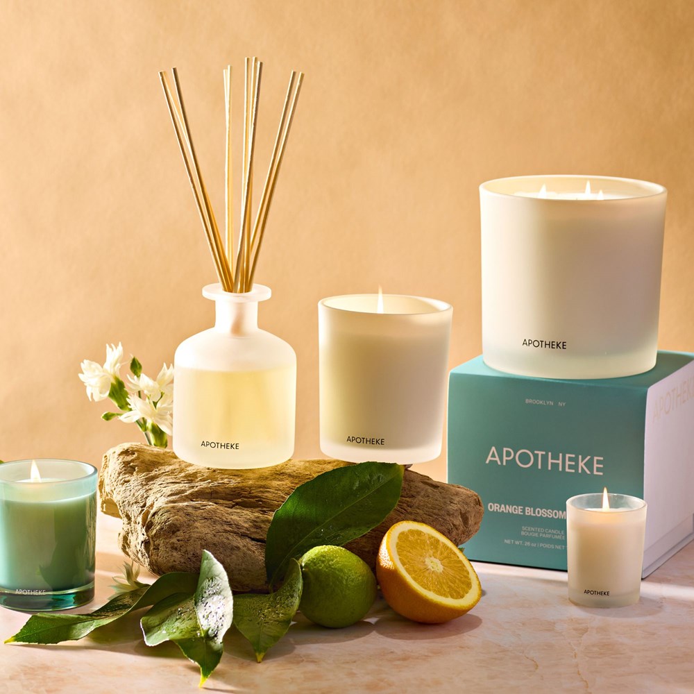 APOTHEKE Orange Blossom Neroli 3-Wick Candle - Image 2