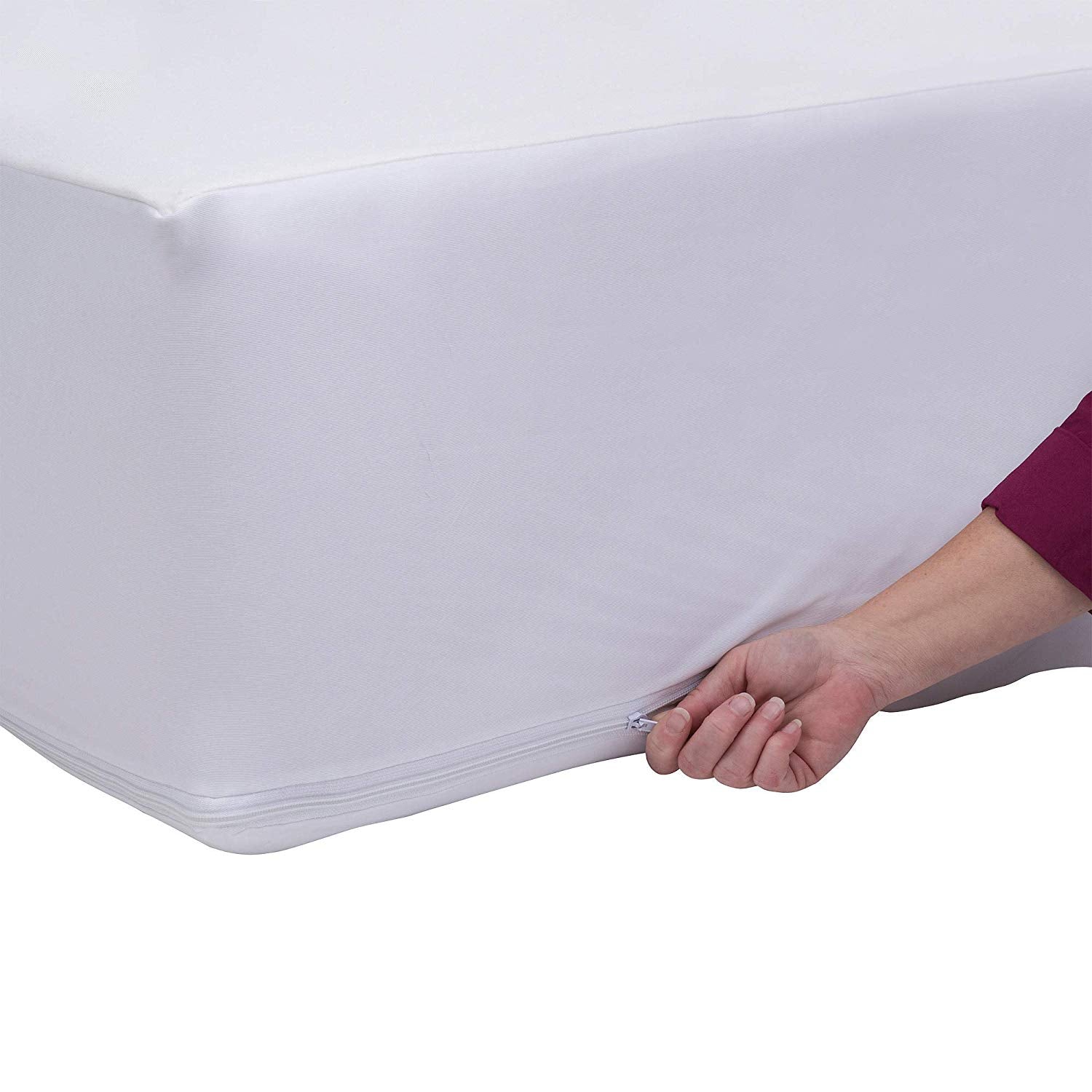 Mattress Encasement Protector - Blocks Out Liquids. Bed Bugs. Dust Mites and Allergens by J&V Textiles - Image 4