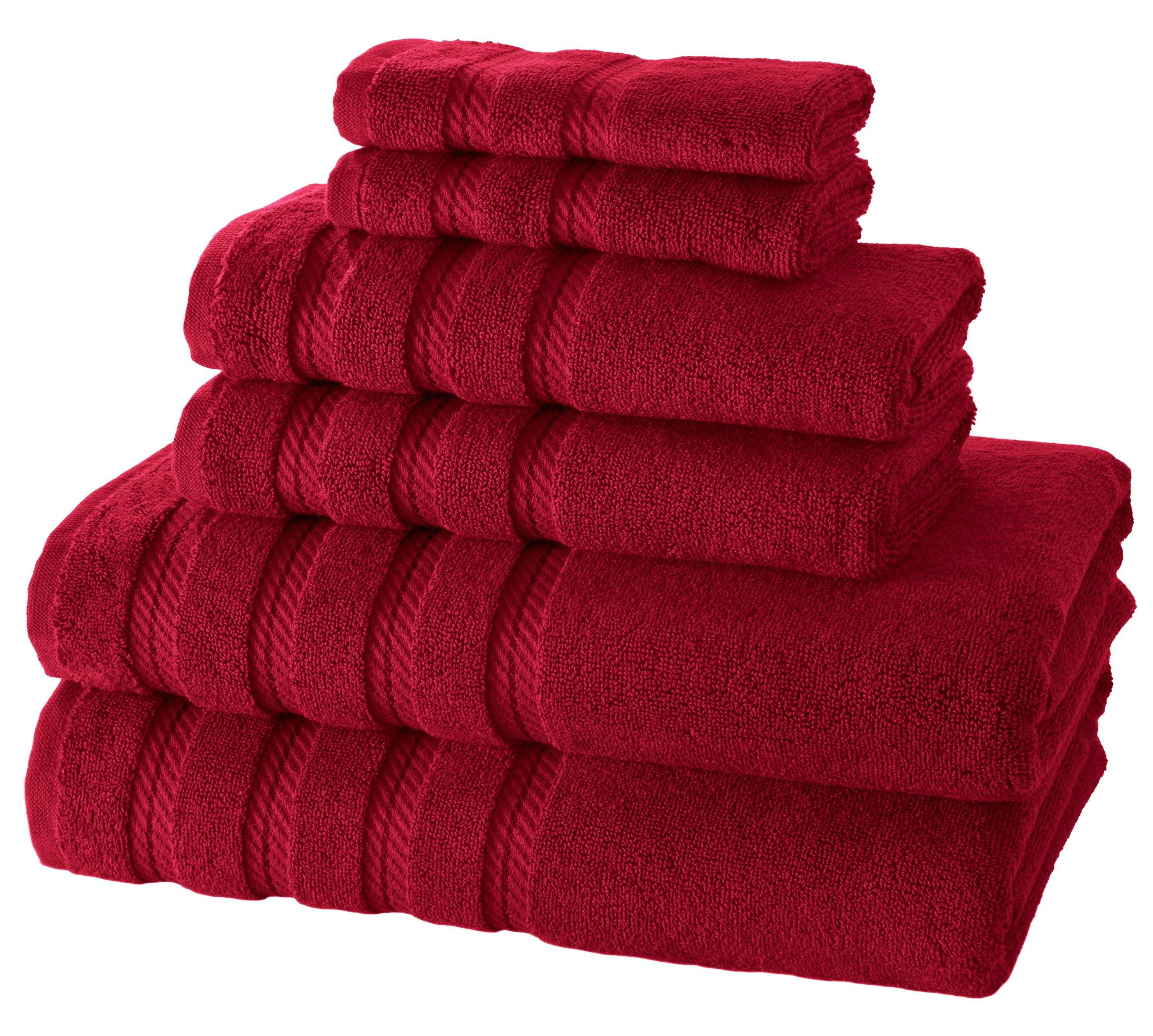 Classic Turkish Towels Antalya Turkish Cotton Bath. Hand. Washcloth Hotel Collection - 6 pc Towel Set - Image 15