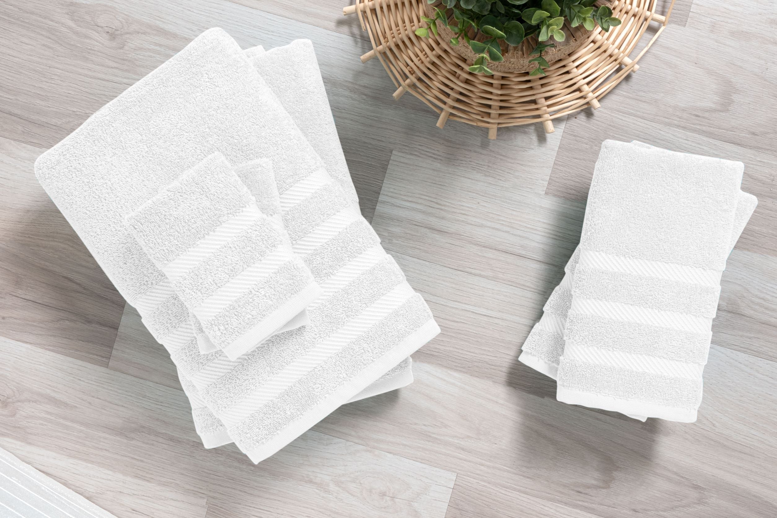 Classic Turkish Towels Antalya Turkish Cotton Bath. Hand. Washcloth Hotel Collection - 6 pc Towel Set - Image 3