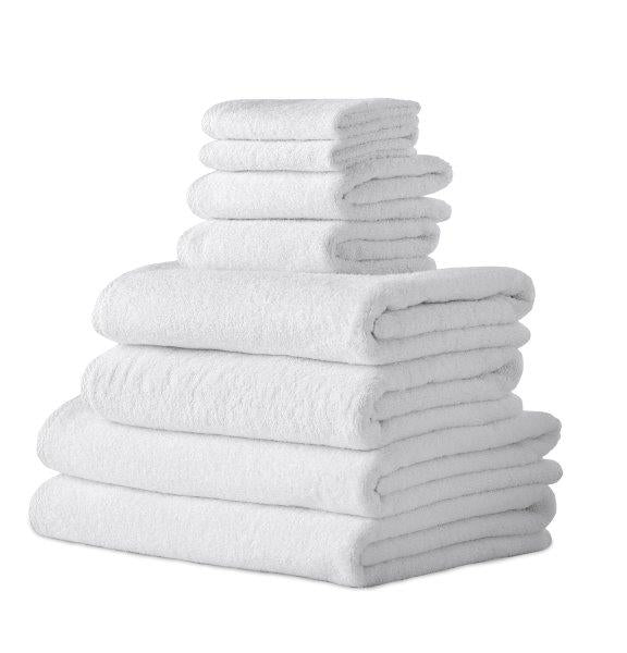 Classic Turkish Towels Hospitality Turkish Cotton Hotel Collection Family Towel Set of 8 - Image 2