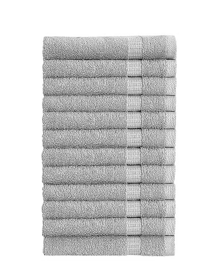 Classic Turkish Towels Cambridge Turkish Cotton Washcloths - 12 Pieces (Wholesale) - Image 5