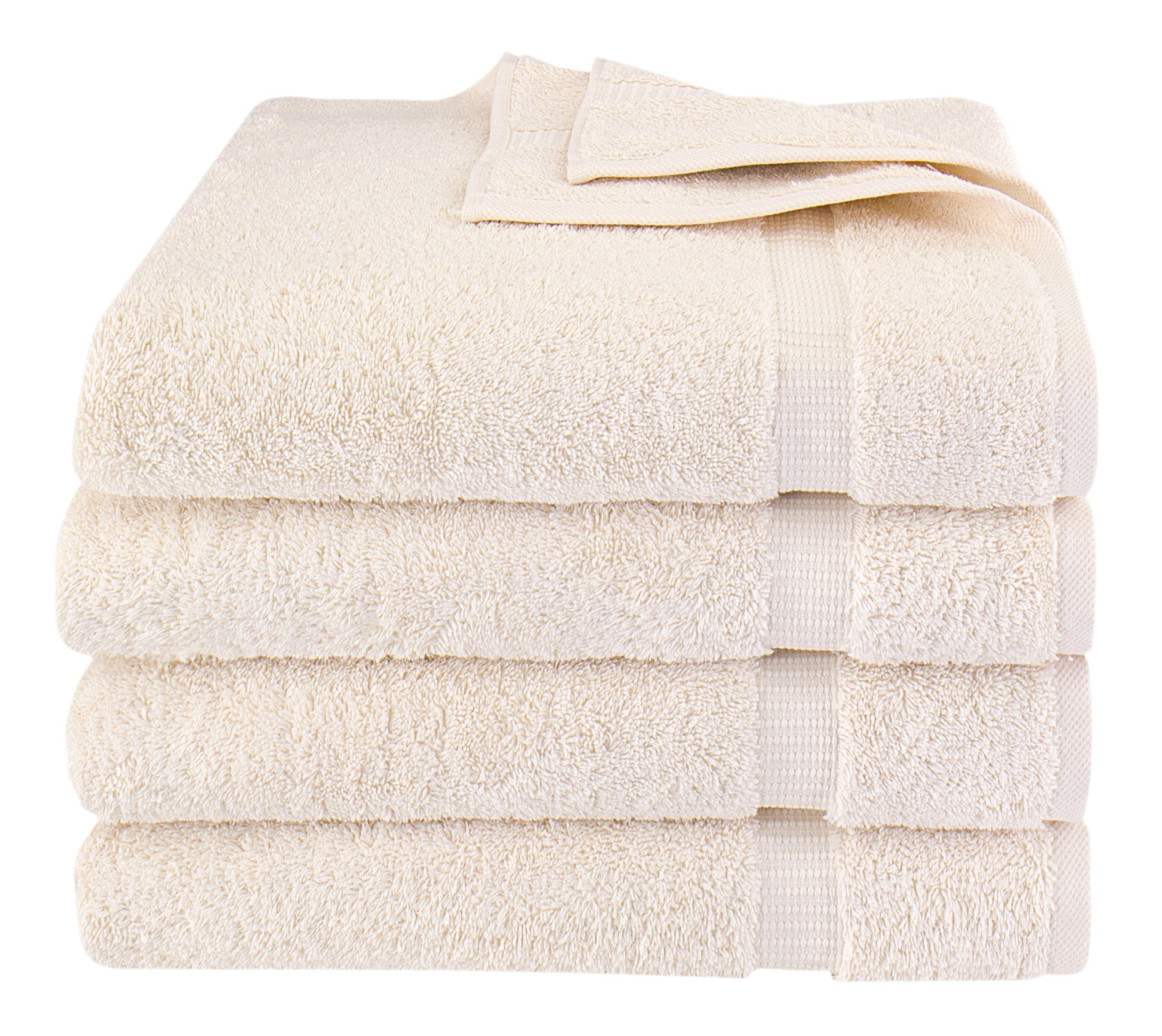 Classic Turkish Towels Villa Turkish Cotton Luxury Hotel Collection Bath Towels - 4 Pieces - Image 4