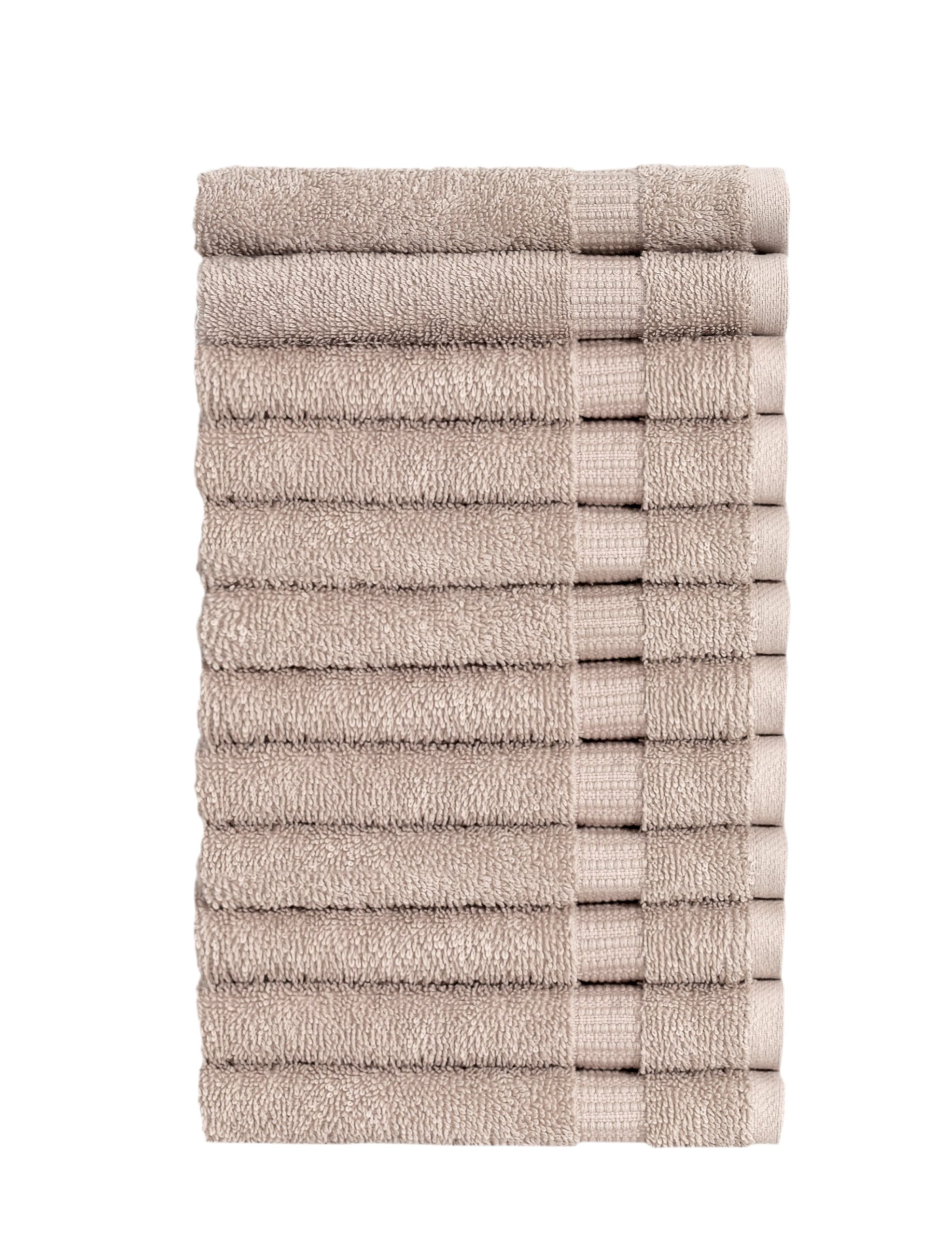 Classic Turkish Towels Cambridge Turkish Cotton Washcloths - 12 Pieces (Wholesale) - Image 4