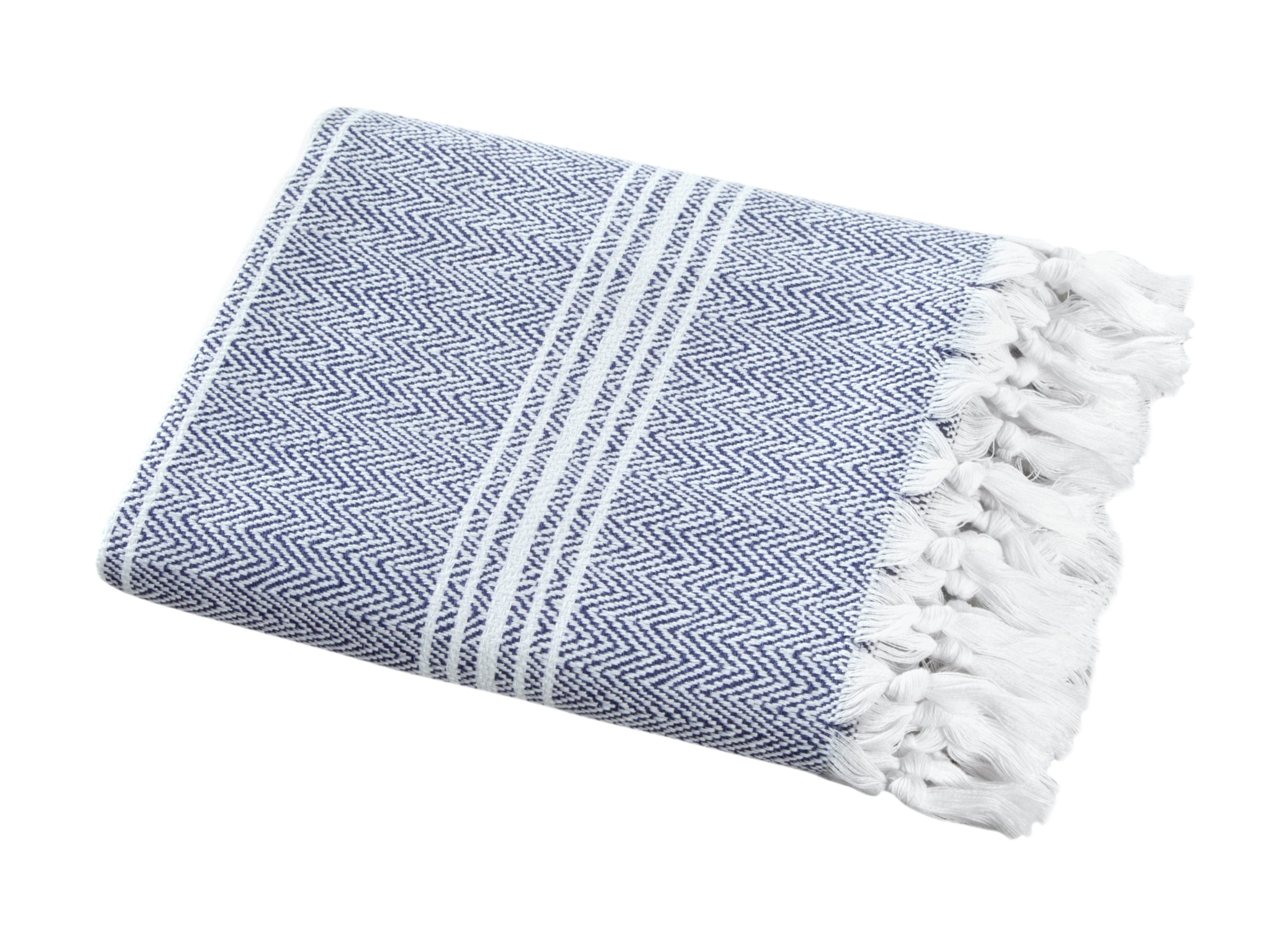 Classic Turkish Towels Luxury Thick Peshtemal Turkish Cotton Towel - 40 X 70 - Hand Knotted - Image 7