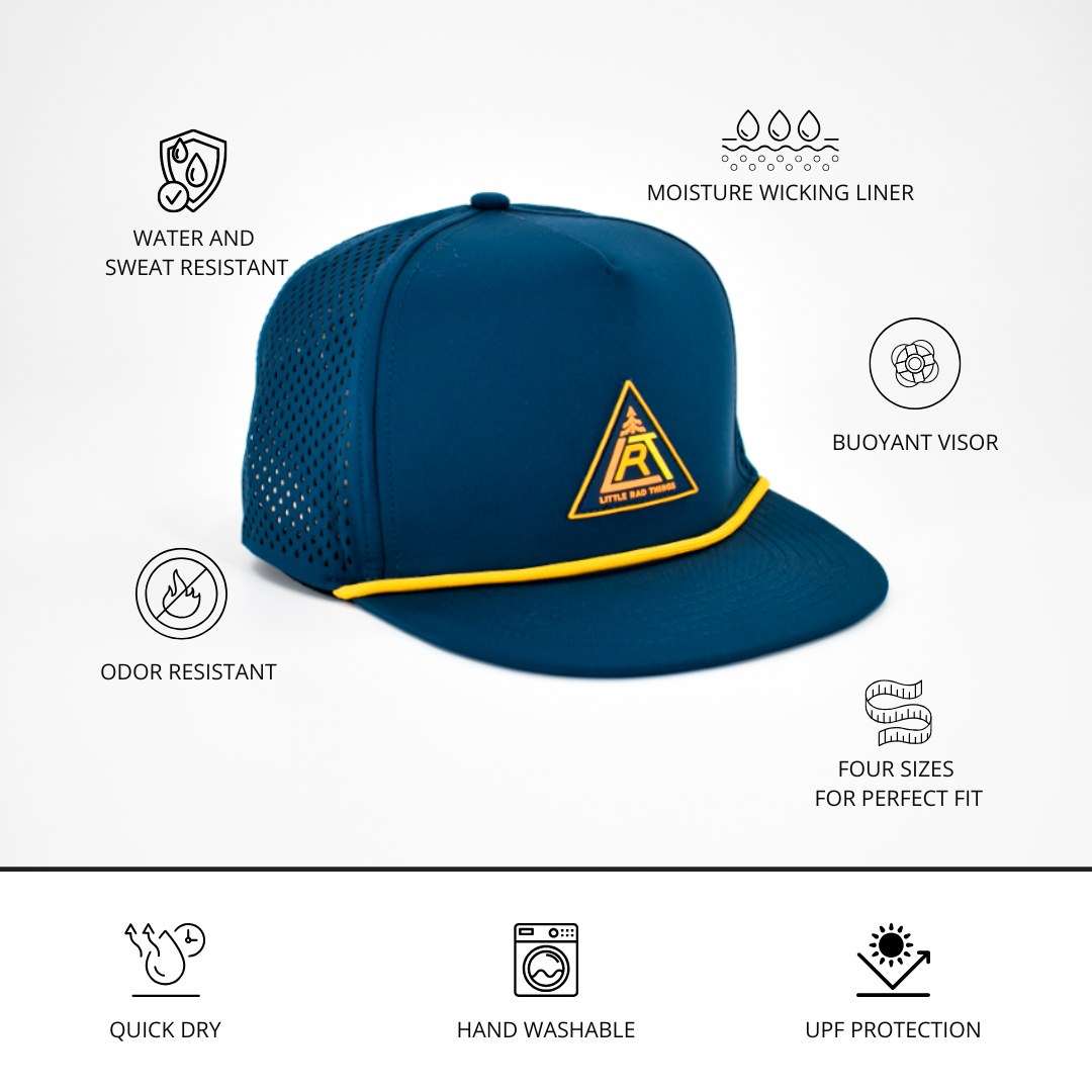 LITTLE RAD THINGS BOY'S WATERPROOF LRT ADVENTURE SNAPBACK HAT - Image 3