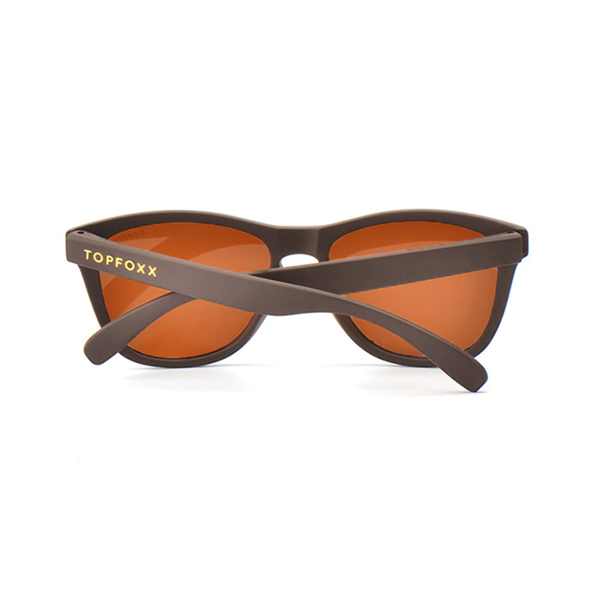 TopFoxx Rise Up - Brown Unisex Sunglasses - Image 8