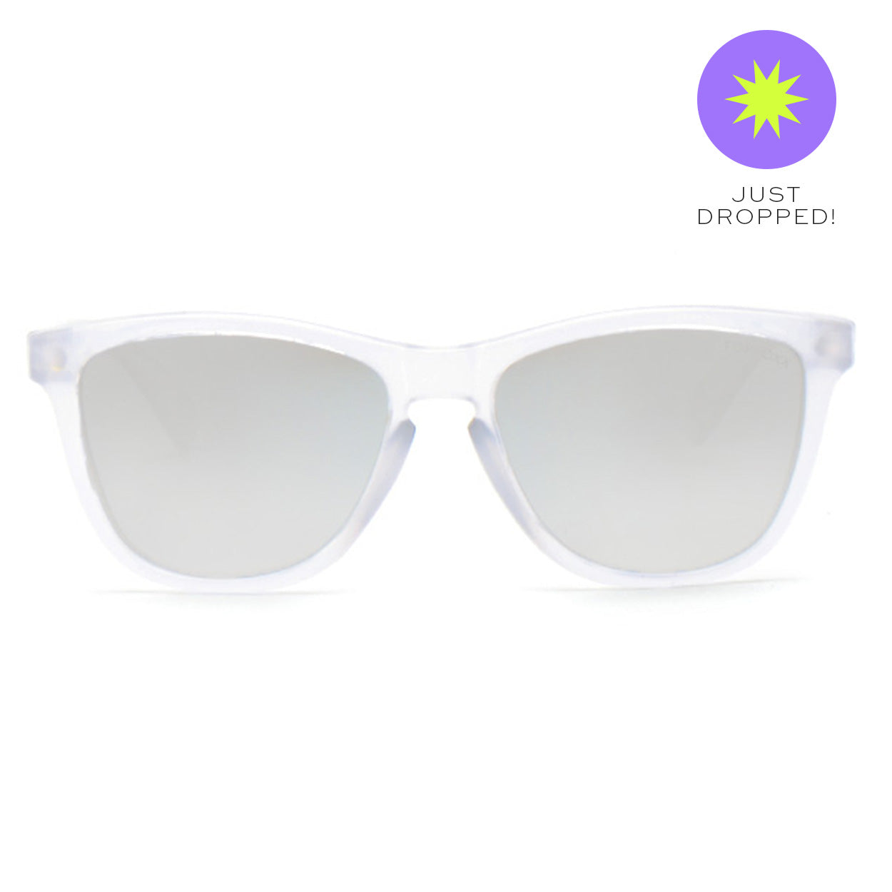 TopFoxx Rise Up - Revo® Mirrored Silver Unisex Sunglasses - Image 2