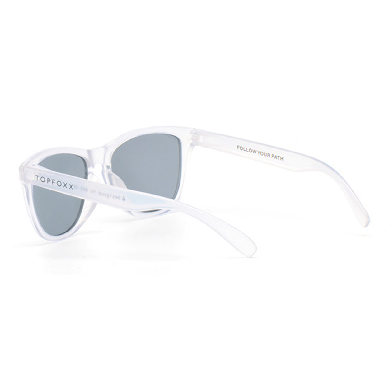 TopFoxx Rise Up - Revo® Mirrored Silver Unisex Sunglasses - Image 6