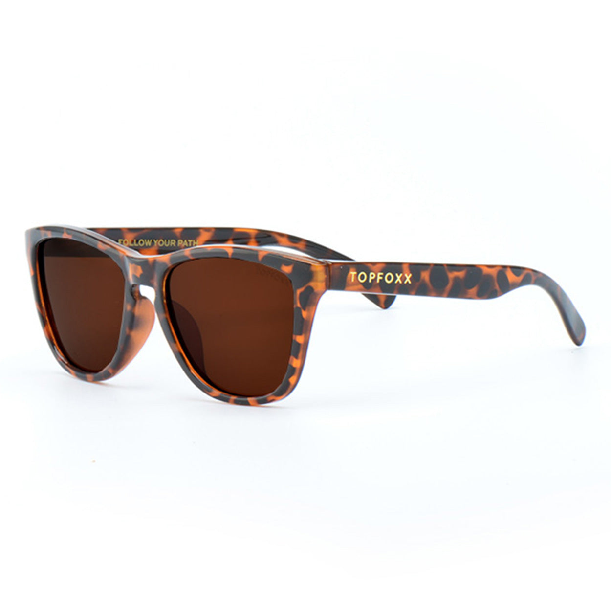 TopFoxx Rise Up - Tortoise Unisex Sunglasses