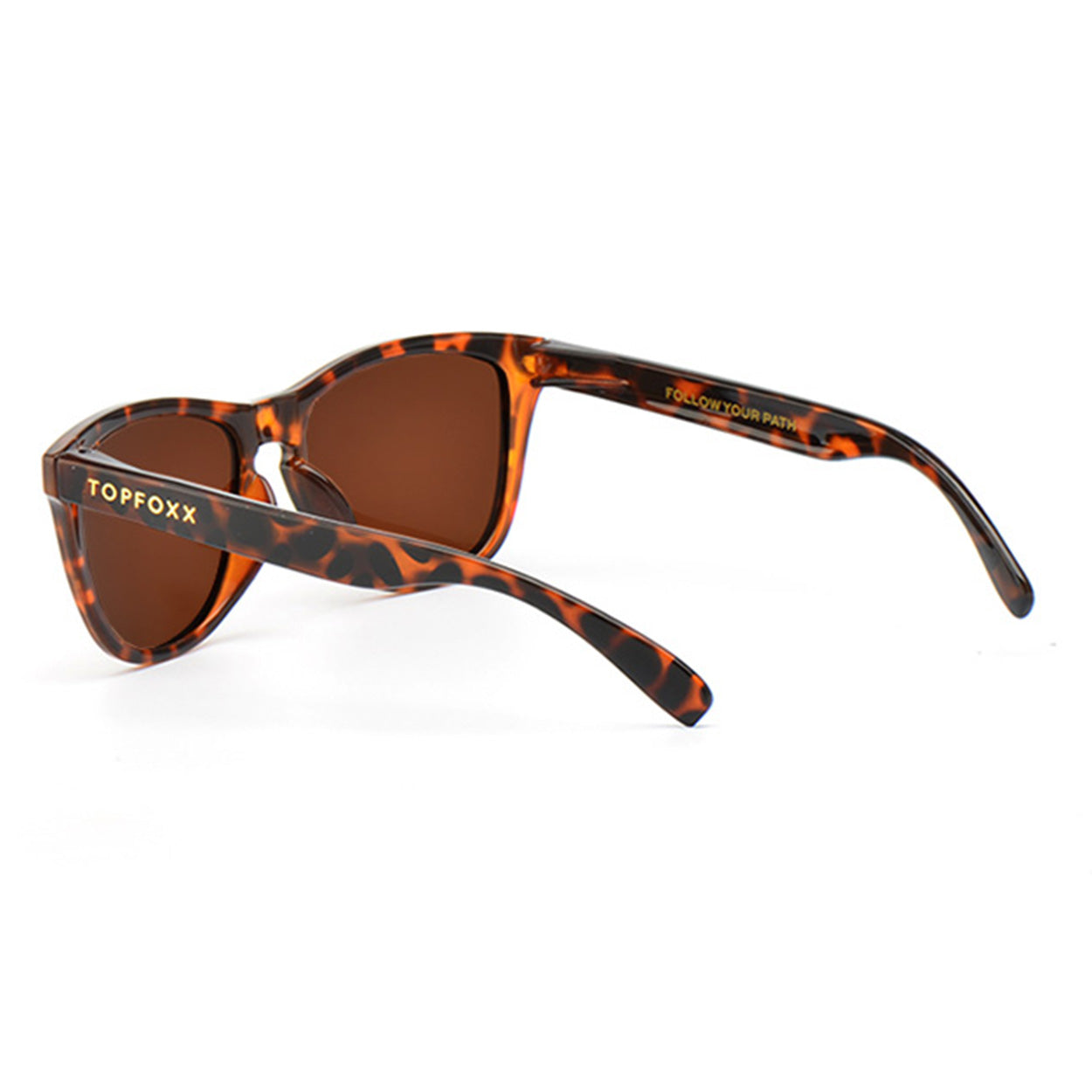 TopFoxx Rise Up - Tortoise Unisex Sunglasses - Image 6