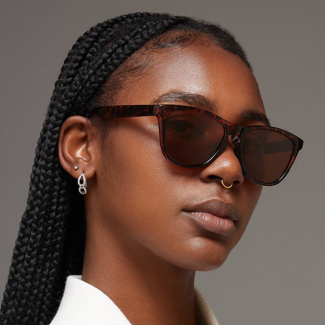 TopFoxx Rise Up - Tortoise Unisex Sunglasses - Image 7