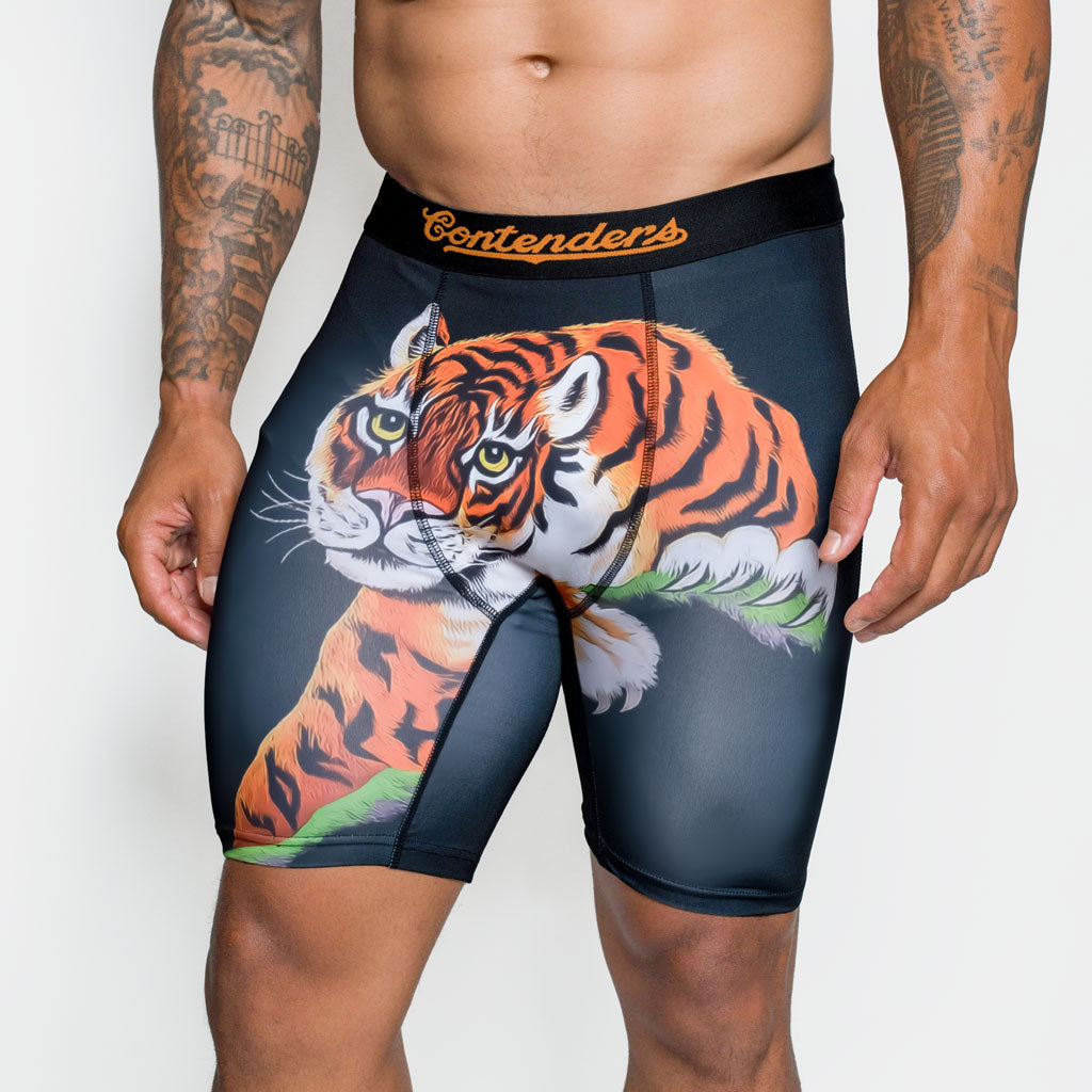 Contenders Clothing Rocky Satin Tiger Brief - Image 4