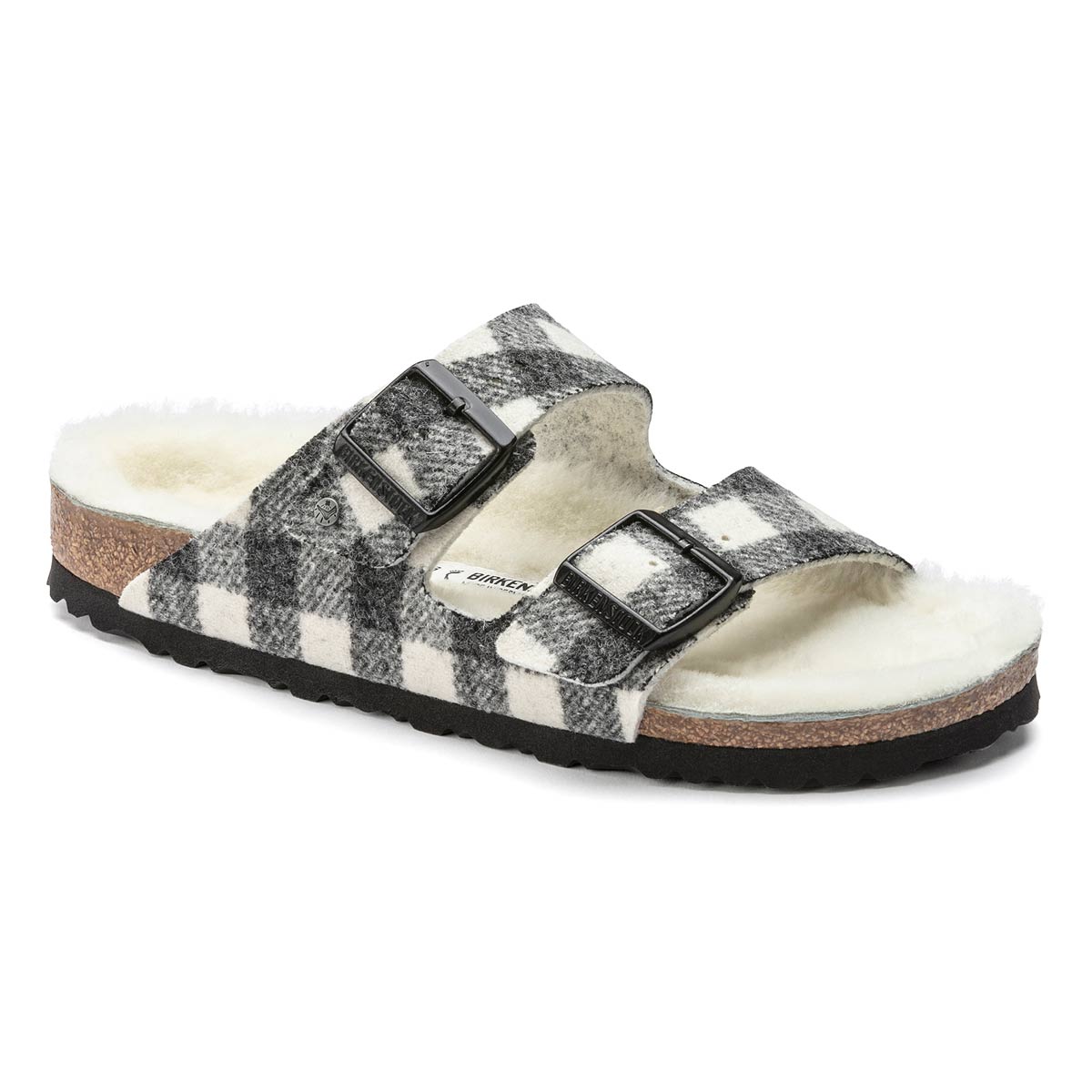 Birkenstock Arizona Shearling Wool Felt Sandals - Image 5