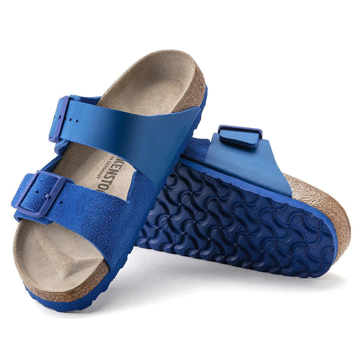 Birkenstock Arizona Split Natural Leather/Suede Sandals - Image 3