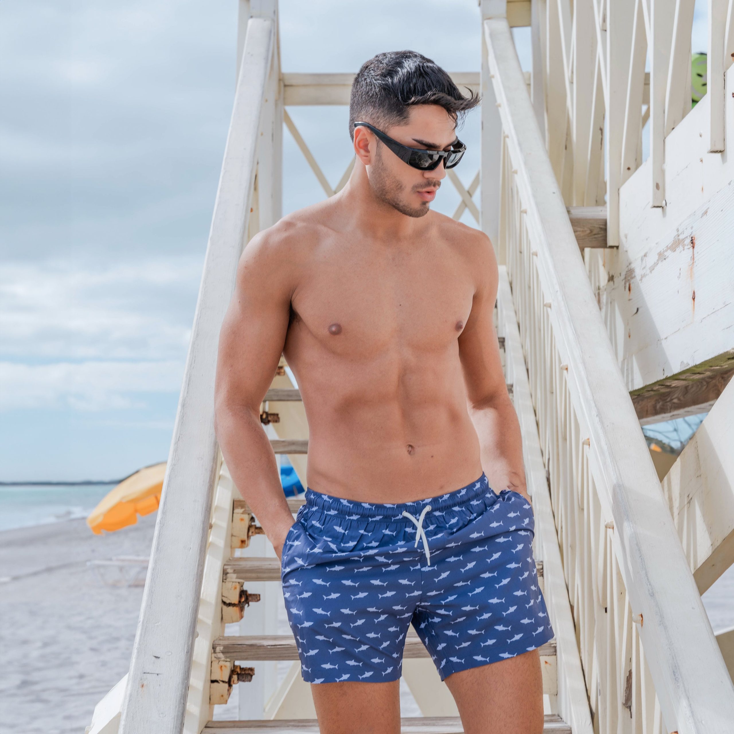 Bermies Shark Attack Swim Trunks - Image 2