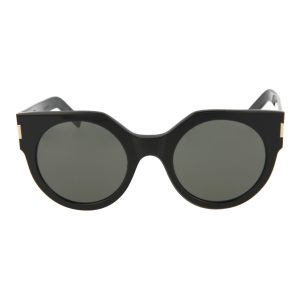 Saint Laurent Round-Frame Acetate Sunglasses