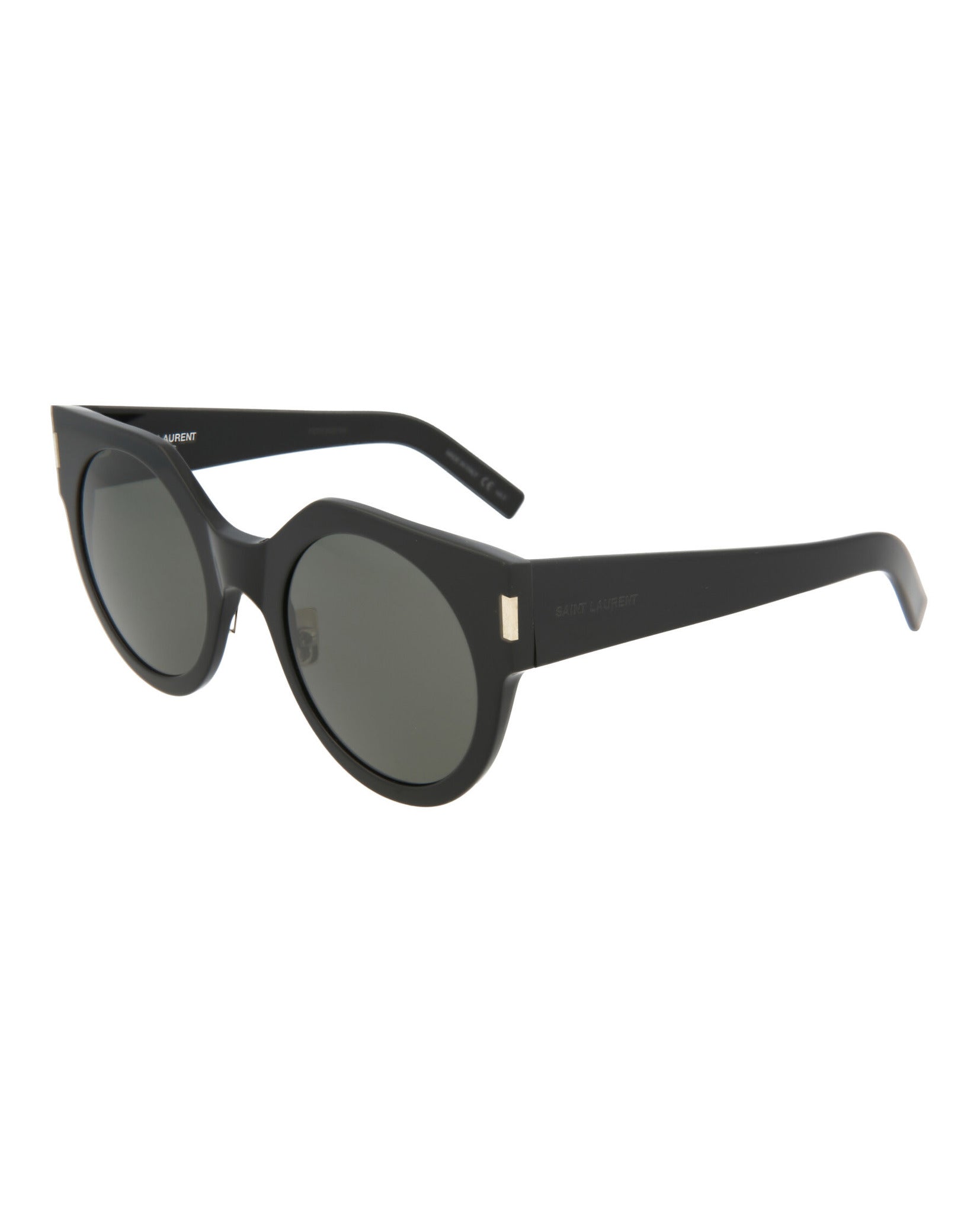 Saint Laurent Round-Frame Acetate Sunglasses - Image 2