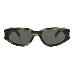 Saint Laurent Round-Frame Recycled Acetate Sunglasses