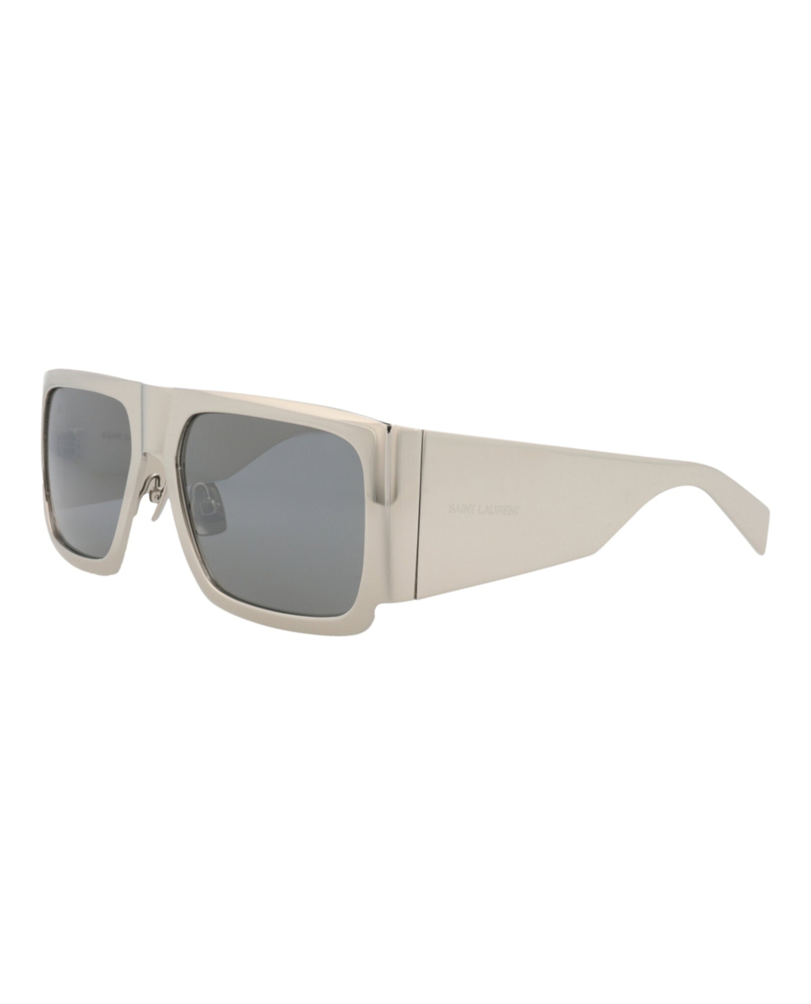 Saint Laurent Square-Frame Metal Sunglasses - Image 2