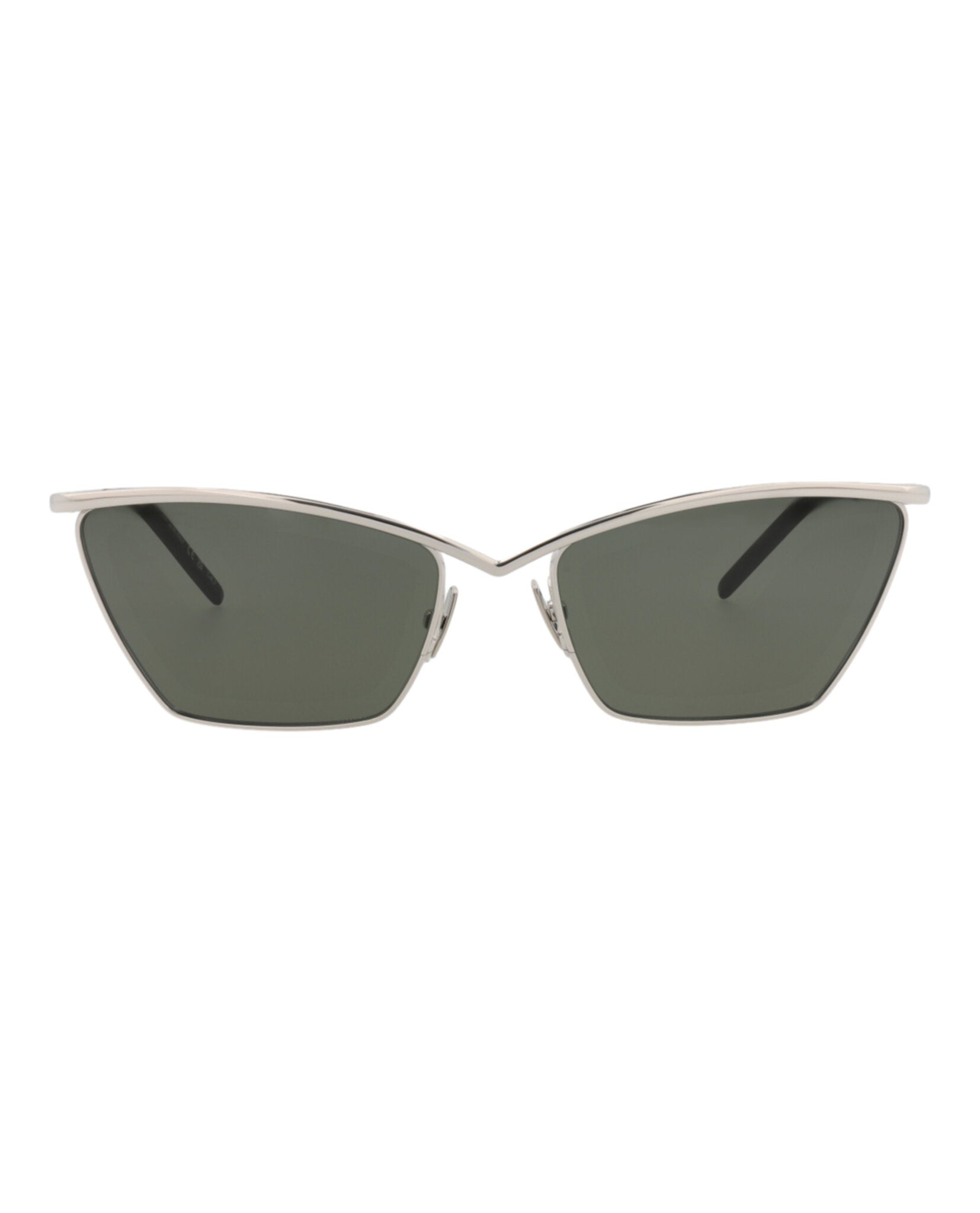 Saint Laurent Cat Eye-Frame Metal Sunglasses
