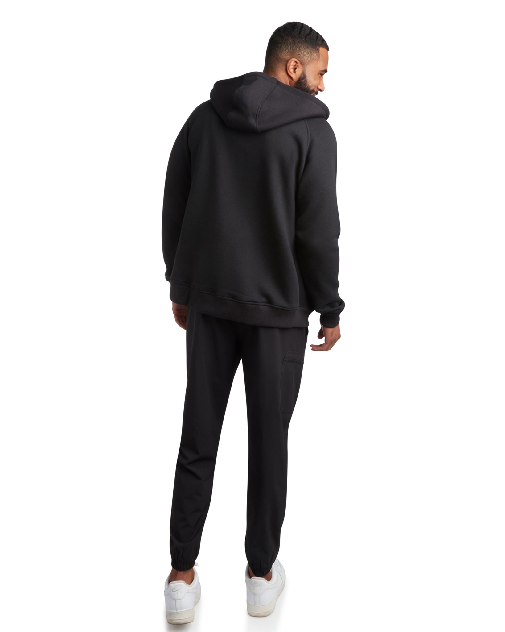 Spyder Men's Fleece Logo Hoodie - Black - Image 2