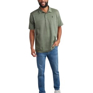 Spyder Men's Short Sleeve Tech Pique - Spruce Green