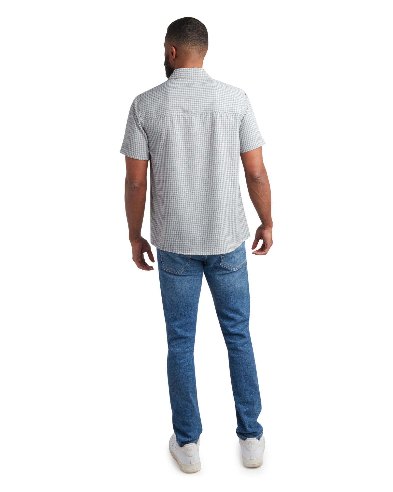 Spyder Men's Short Sleeve Check - Grey - Image 2