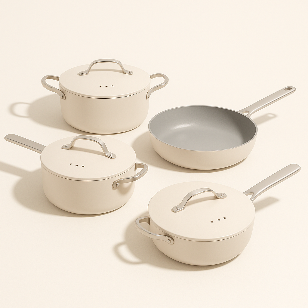Moritz & Moritz 7-Piece Cast Aluminum Cookware Set with Lids - Image 17