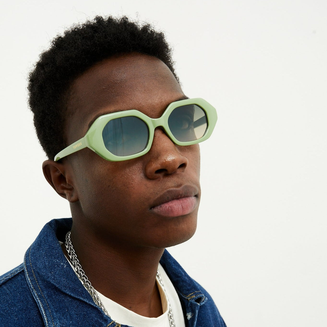 TopFoxx Came To Win - Green Women's Sunglasses - Image 4