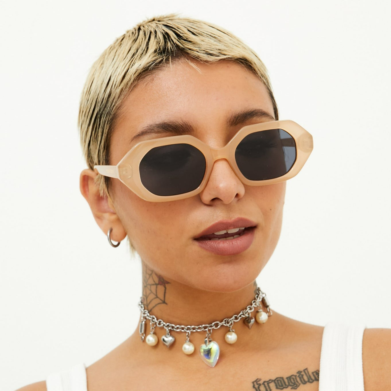 TopFoxx Came To Win - Nude Unisex Sunglasses - Image 3