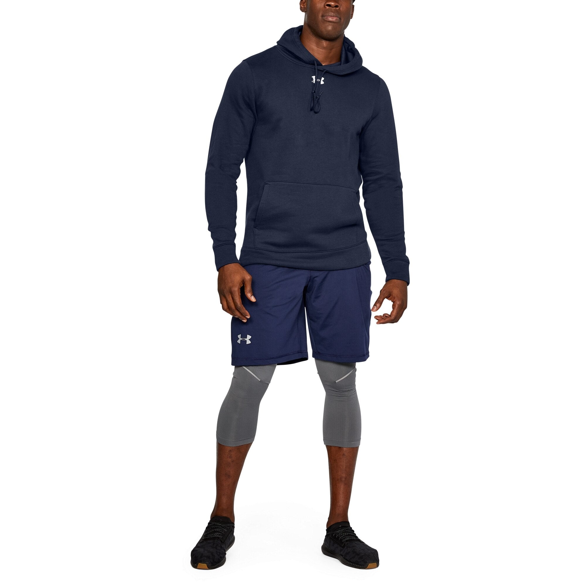 Under Armour Men's Hustle Fleece Hoody - 1300123-410 - Image 3