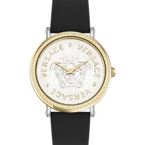 Versace V-Dollar Leather Watch