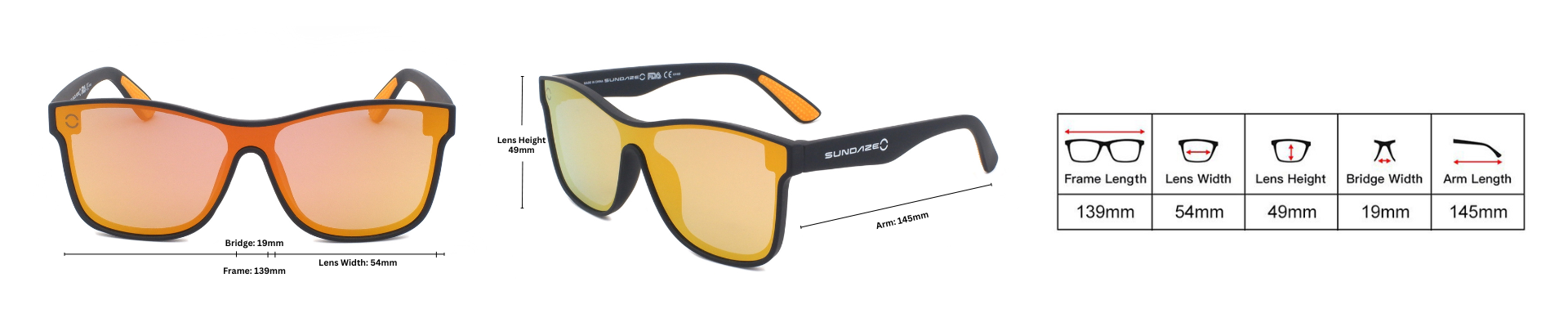 Sundaze Rays Acapulco Gold Sunglasses - Image 10