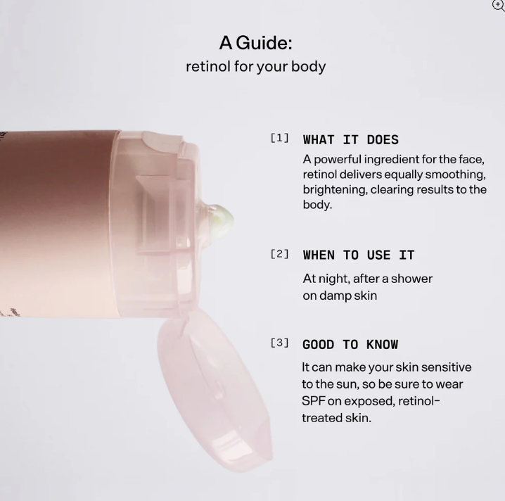 Versed Press Restart Gentle Retinol Body Lotion. 6 fl. oz - Image 2